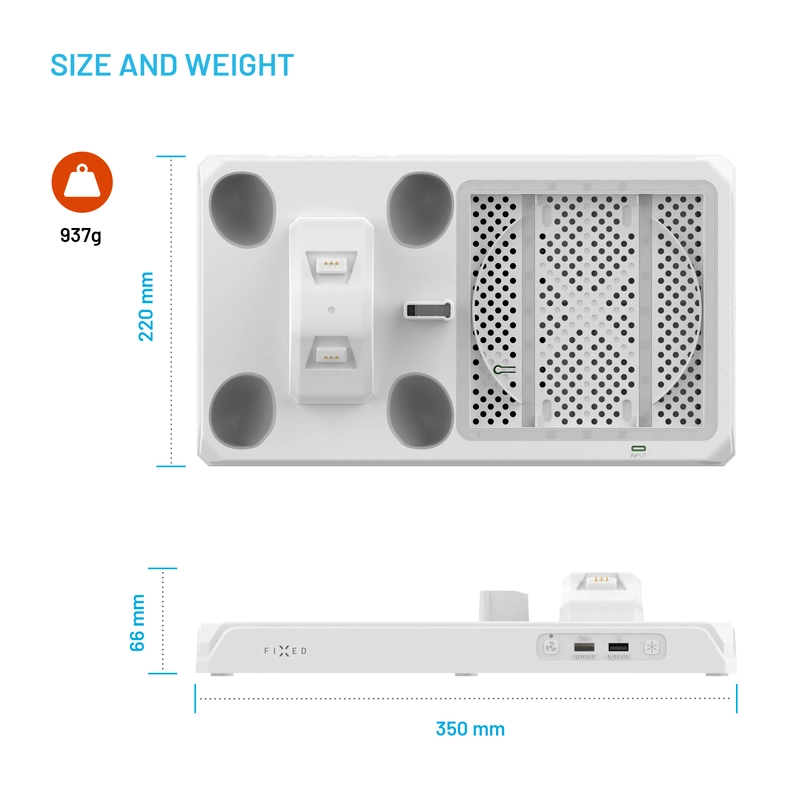 Fixed Dockingstation til Xbox Series S/X Hvid - 8016550