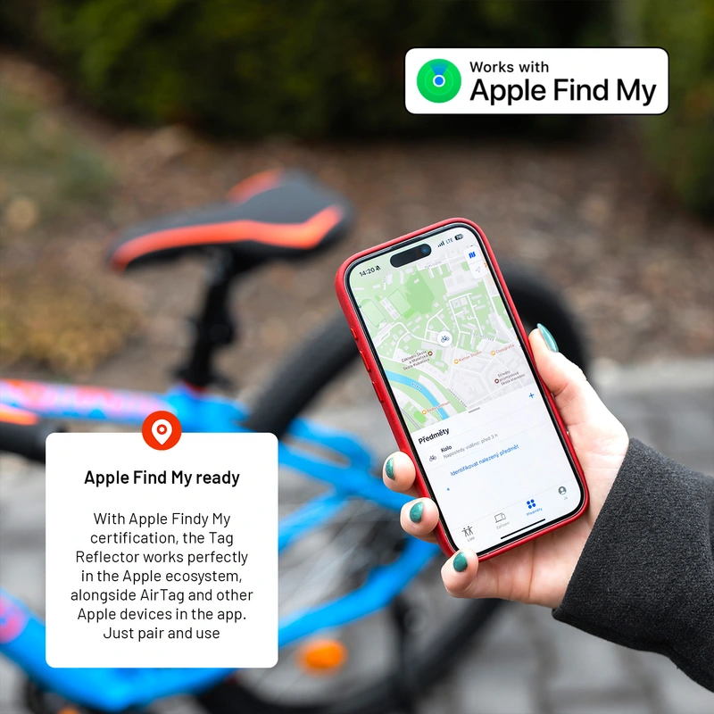 FIXED Tag Bike Tracker til Apple Find My Sort - 8016581