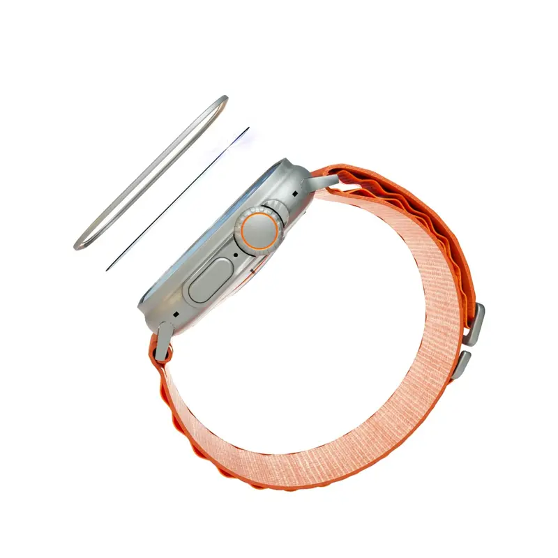 FIXED Metalrammet Safirglas til Apple Watch Ultra 49mm - 8016730