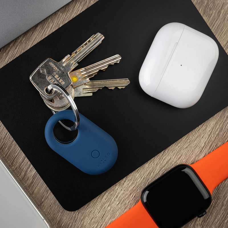 FIXED Silky Galaxy SmartTag2 Keychain Case Hvid - 8016738