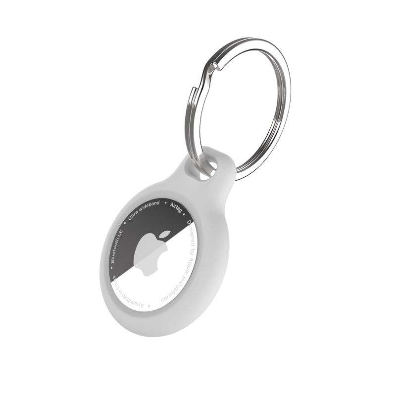 FIXED Silky Apple AirTag Keychain Case Hvid - 8016743