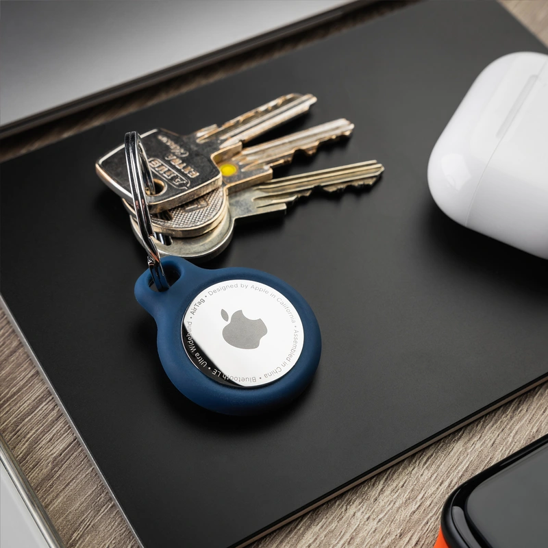 FIXED Silky Apple AirTag Keychain Case Hvid - 8016743