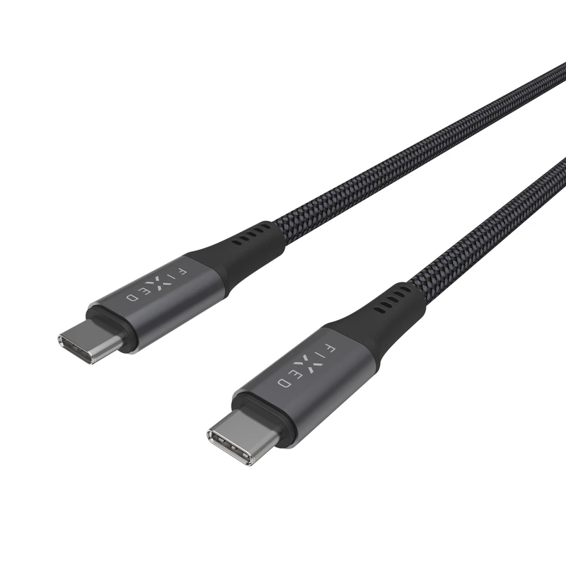 FIXED ARMOR USB 4.0 240W USB-C/C 20Gpbs kabel 1.2m Grå - 8016866