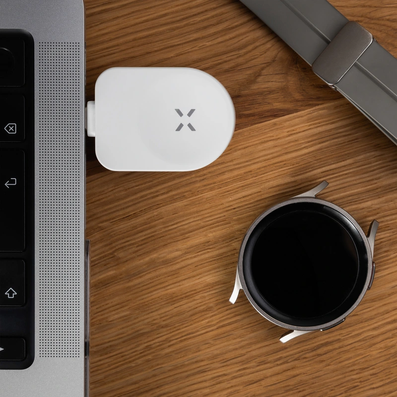 FIXED 3in1 trådløs opladningsstation til Samsung Hvid - 8016940