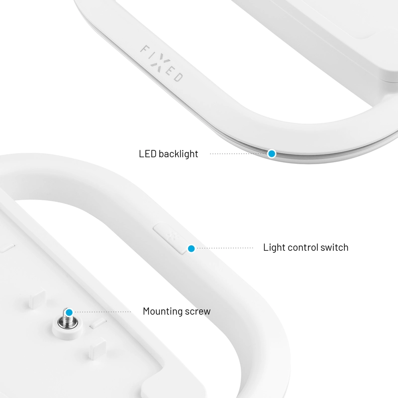 Fixed LED multi lys Stander til PS5/PS5 Slim Hvid - 8017008