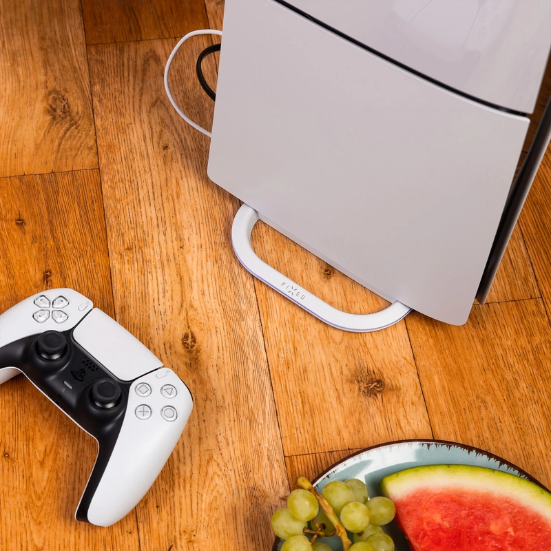 Fixed LED multi lys Stander til PS5/PS5 Slim Hvid - 8017008