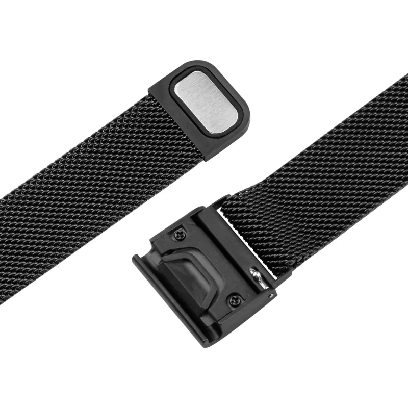 FIXED Mesh metal rem til Garmin QuickFit 20mm Sort - 8017115