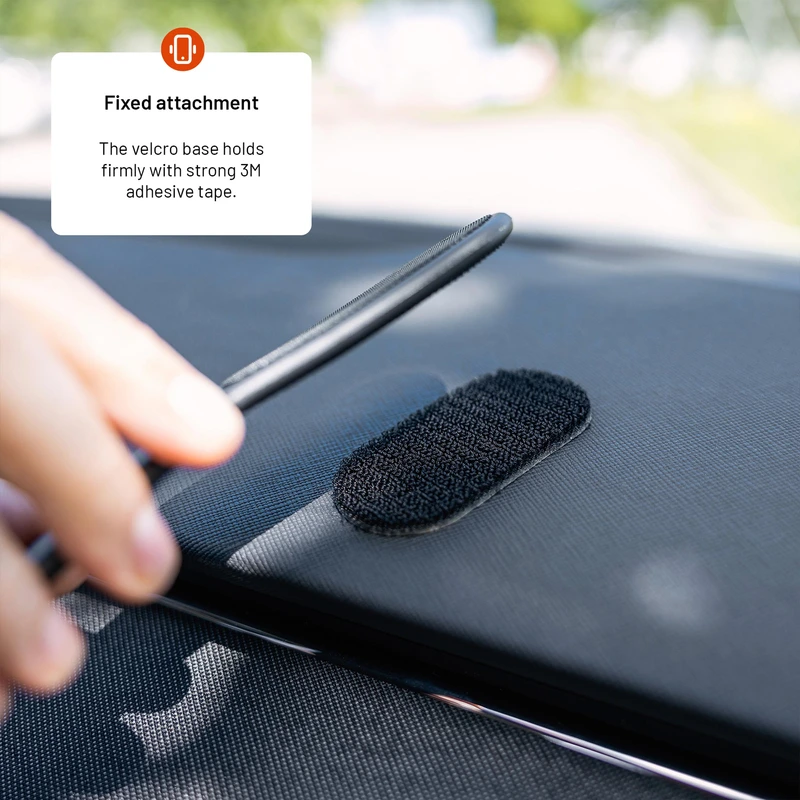 FIXED MagFloppyTelefonholder til Dashboard Sort - 8017285