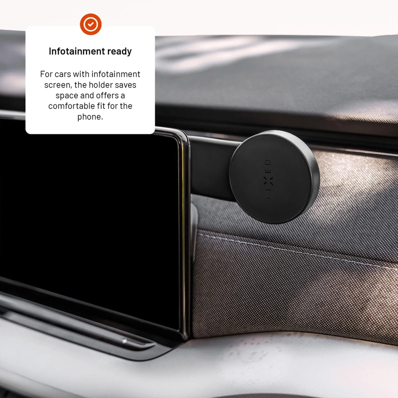 FIXED MagFloppyTelefonholder til Dashboard Sort - 8017285