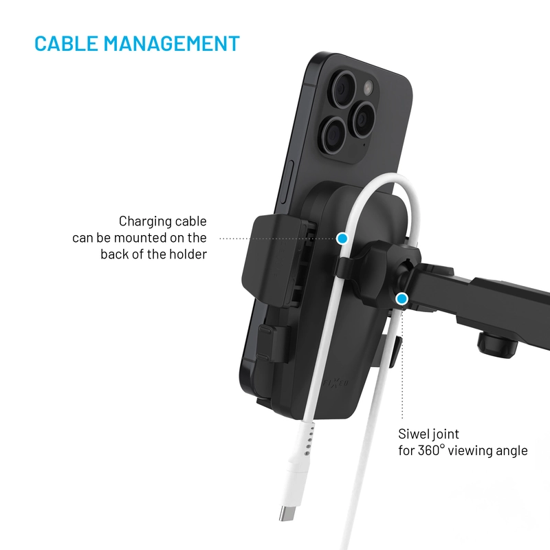 FIXED Iconiq XXL Telefonholder Forrude/Dashboard Sort - 8017366