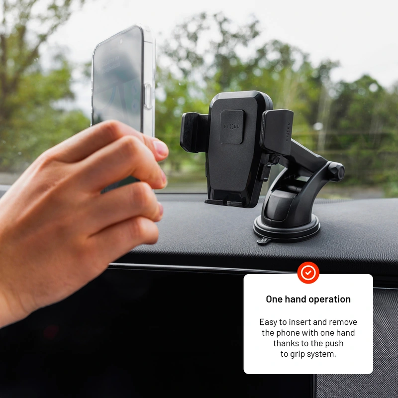 FIXED Iconiq XXL Telefonholder Forrude/Dashboard Sort - 8017366