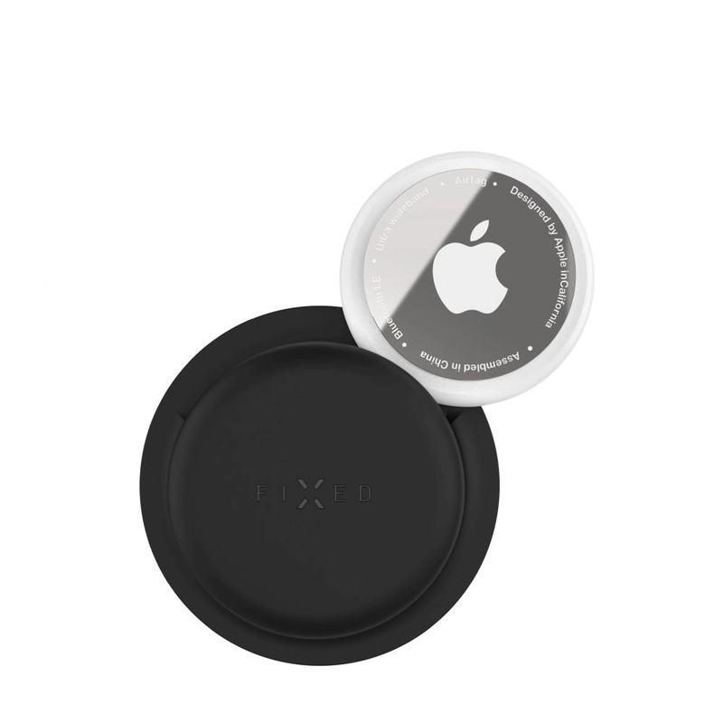 FIXED Silikone mærkat etui til Apple AirTag Sort - 8017549