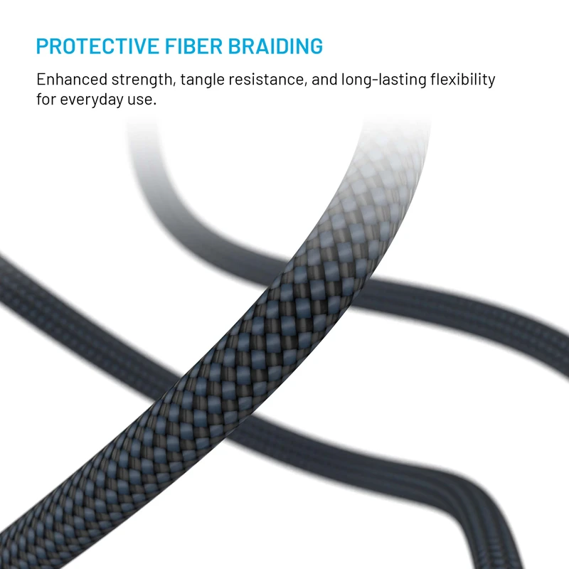 FIXED 2in1 Combo 60W USB-C/Lightning kabel 1.2m Sort - 8017693