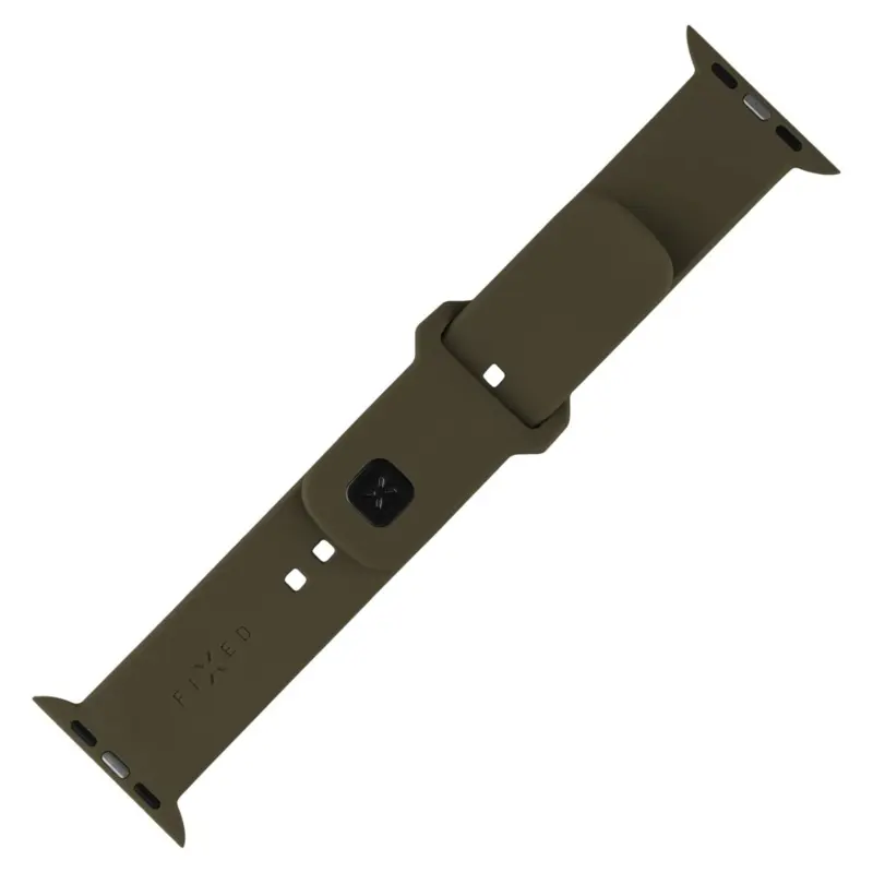 FIXED Sporty Silikone rem SET til Apple Watch 38/40/41mm Oliven - 8017701