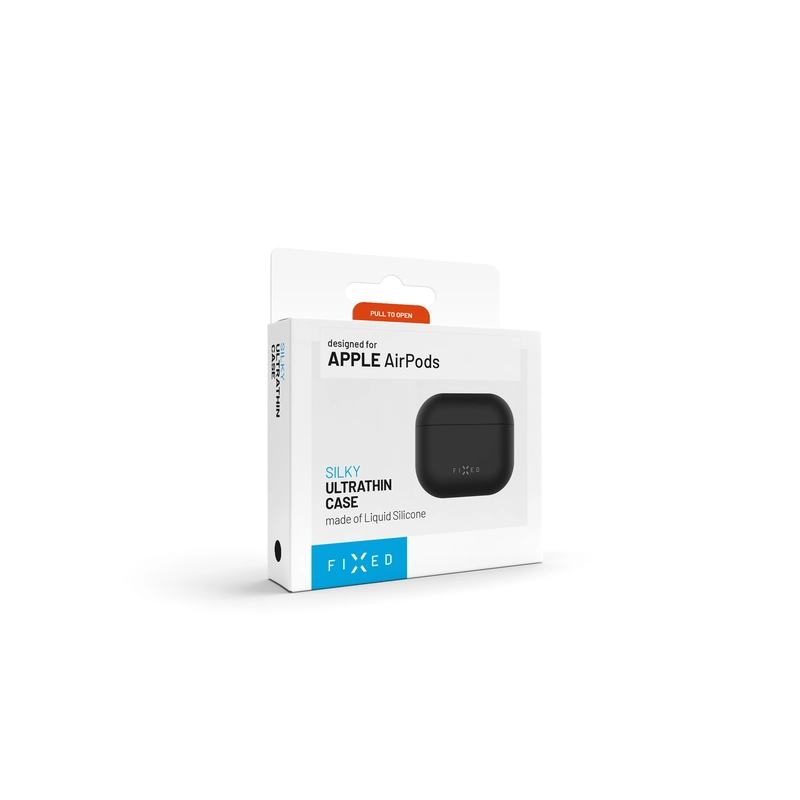 FIXED Silky Silicone case til Apple AirPods 4/4 ANC Sort - 8017749