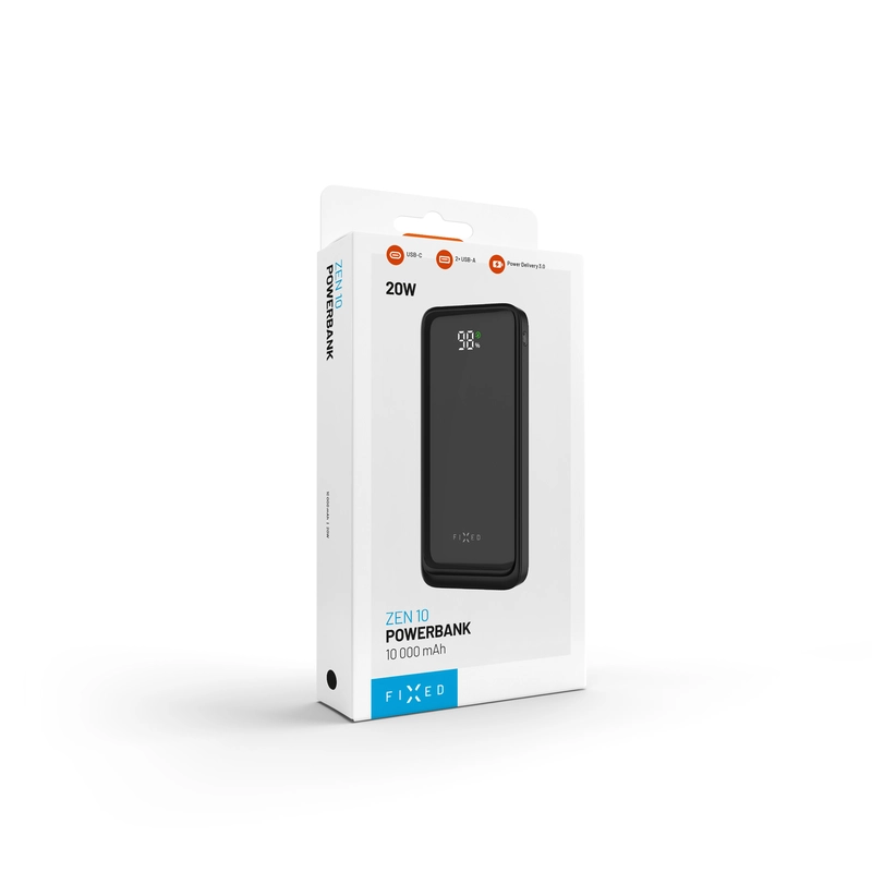FIXED Zen2 10 USB-C PD 20W Power Bank 10.000 mAh Sort - 8017796