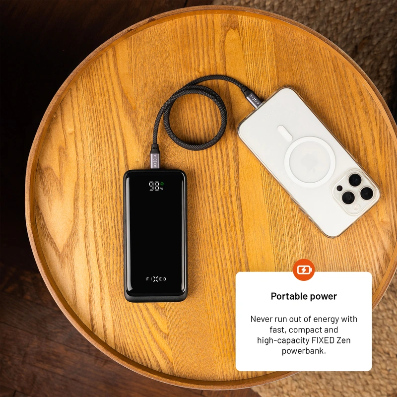 FIXED Zen2 10 USB-C PD 20W Power Bank 10.000 mAh Sort - 8017796