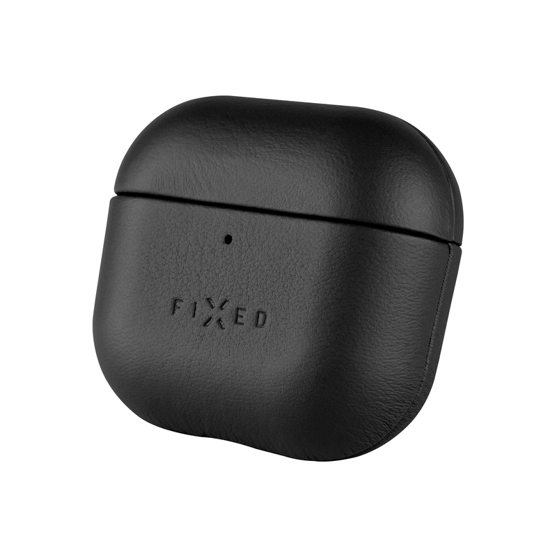 FIXED Ægte læder etui til Airpods 4/4 ANC Sort - 8017975