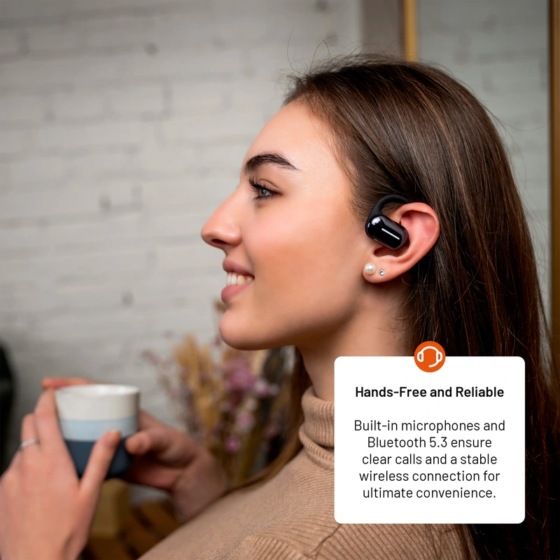 FIXED Nods trådløst headset IPX5 BT5.3 sort - 8017977