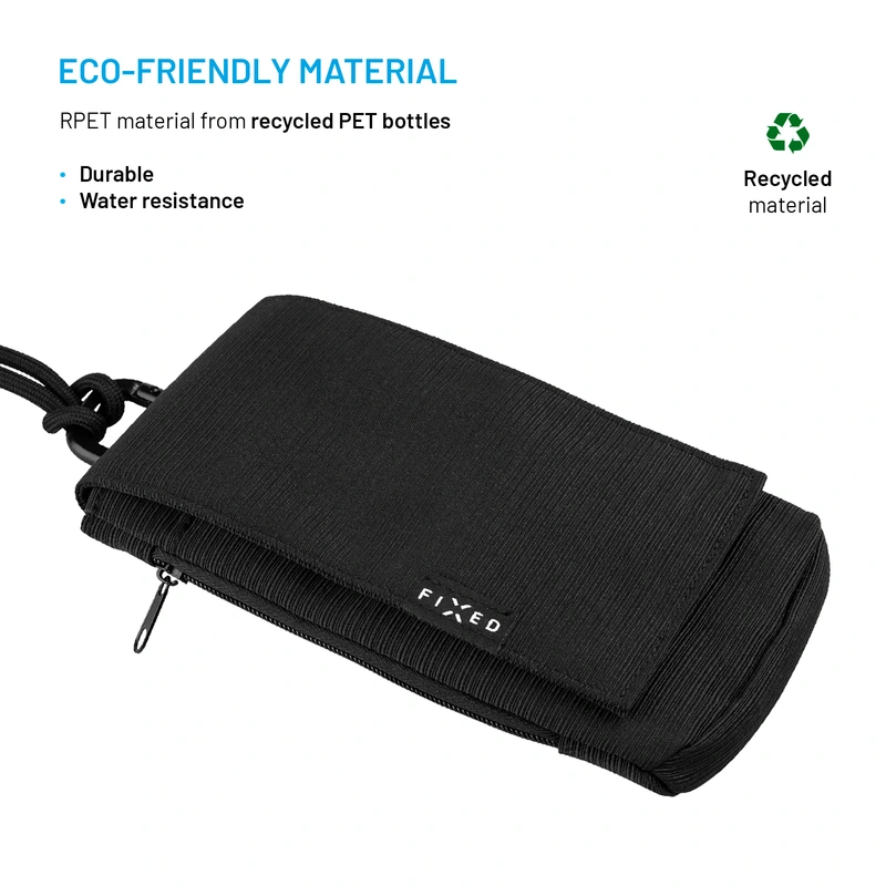 FIXED Skuldertaske med lomme til telefoner op til 7