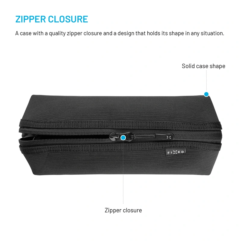 FIXED Camino Pack til telefoner og tilbehør Sort - 8018002