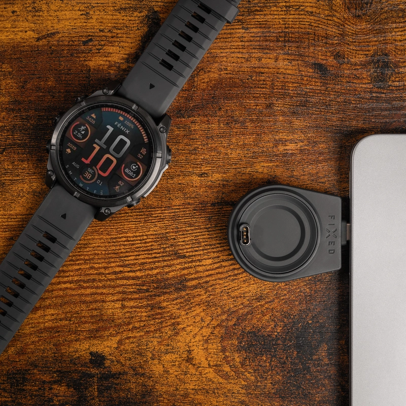 FIXED 3in1 trådløs opladningsstation til Garmin Sort - 8018109