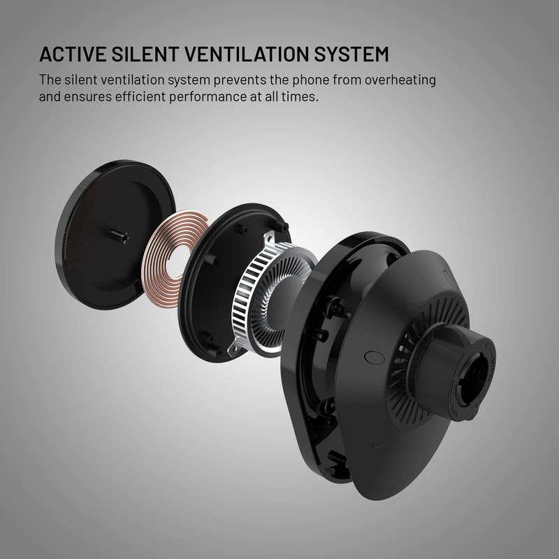 FIXED MagAir QI2.0 Airvent bilholder sort - 8018154