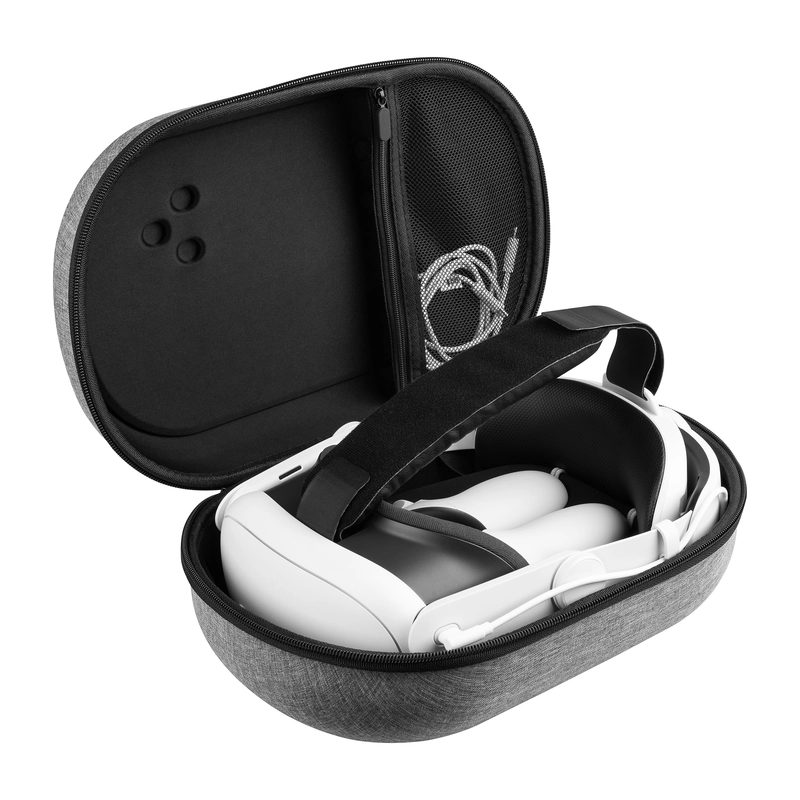 FIXED VR PROTECT Beskyttelsesetui til Meta Quest 3/3S Lysegrå - 8018210