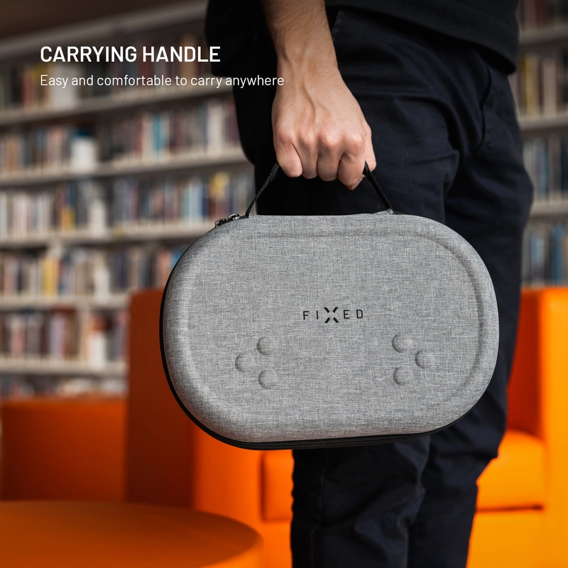 FIXED VR PROTECT Beskyttelsesetui til Meta Quest 3/3S Lysegrå - 8018210