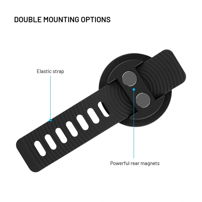 FIXED MagGrip Active Smartphone-holder til styret Sort - 8018301