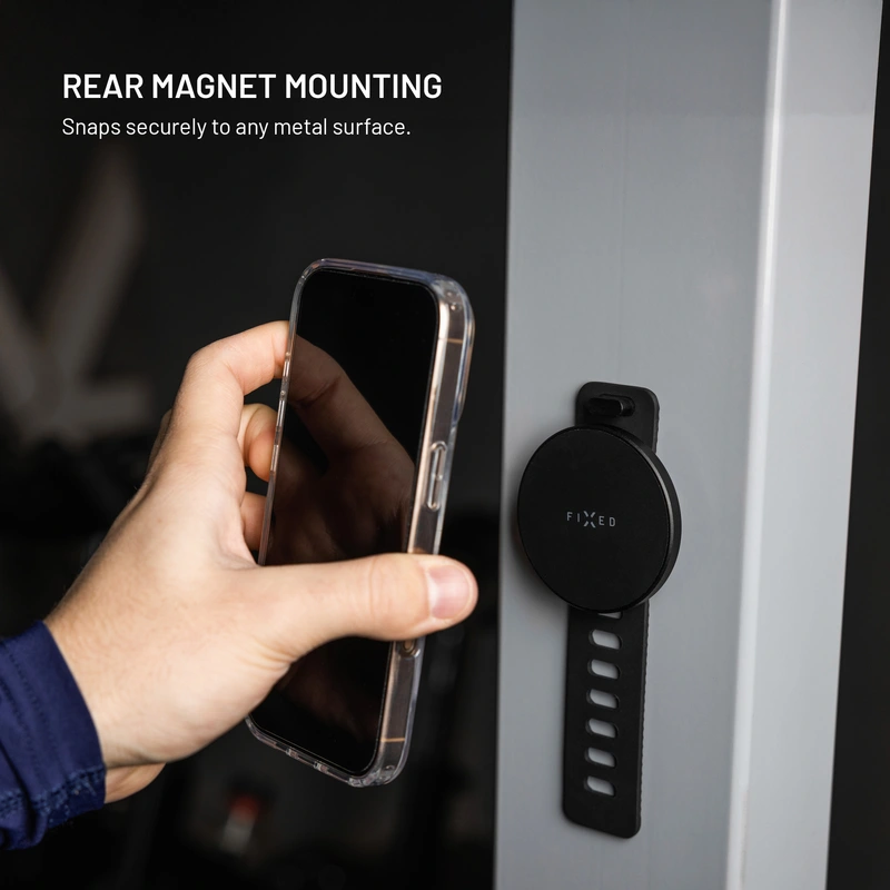 FIXED MagGrip Active Smartphone-holder til styret Sort - 8018301