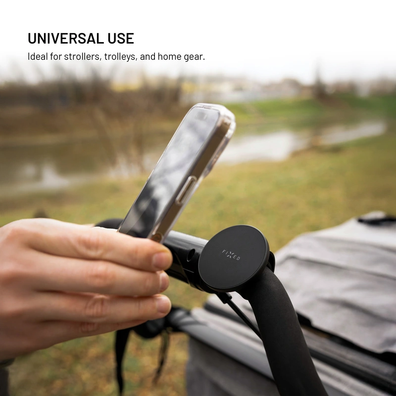 FIXED MagGrip Active Smartphone-holder til styret Sort - 8018301