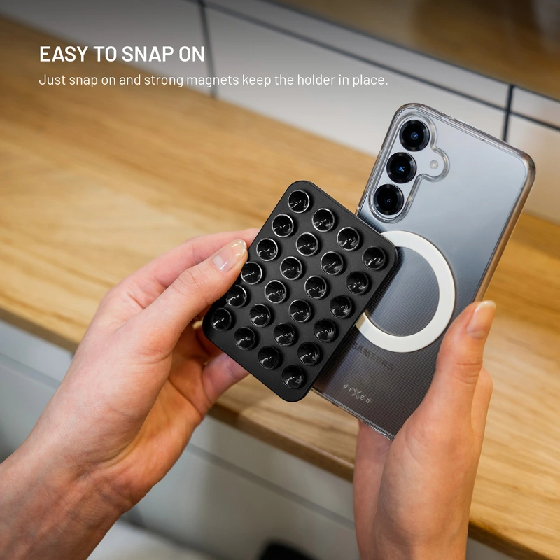 FIXED MAGMATE MagSafe holder med sugekopper Pink - 8018335