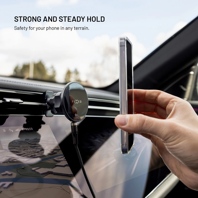 FIXED MagRound2 15W Telefonholder til ventilationsgaller - 8018352