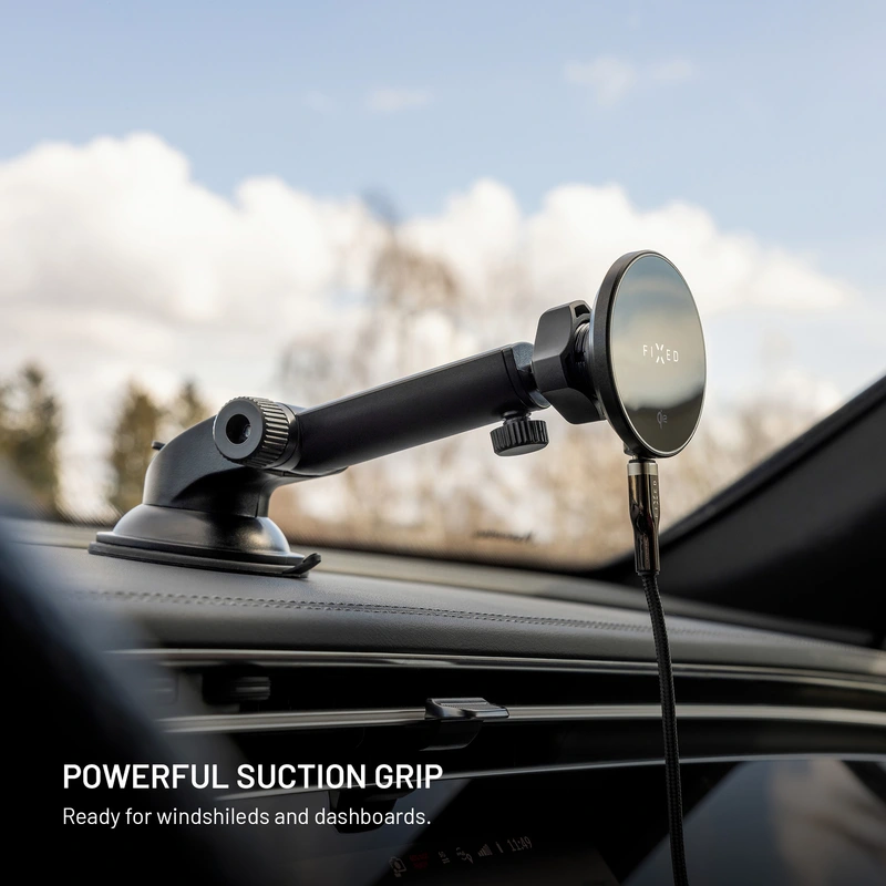 FIXED MagRound2 XL 15W Telefonholder til forrude/instrumentbræt - 8018353