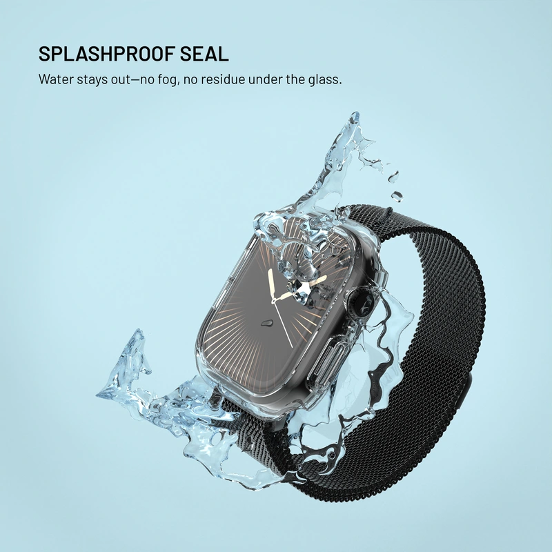 FIXED PURE Beskyttelsesetui og glas til Apple Watch 42mm - 8018365