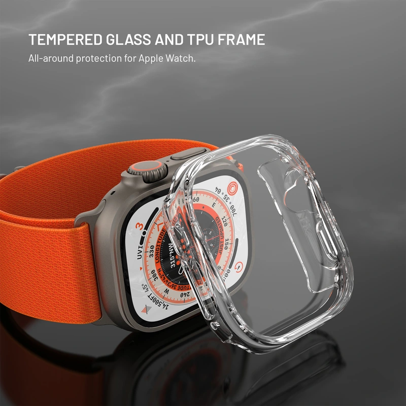 FIXED PURE Beskyttelsesetui og glas til Apple Watch 49mm - 8018366