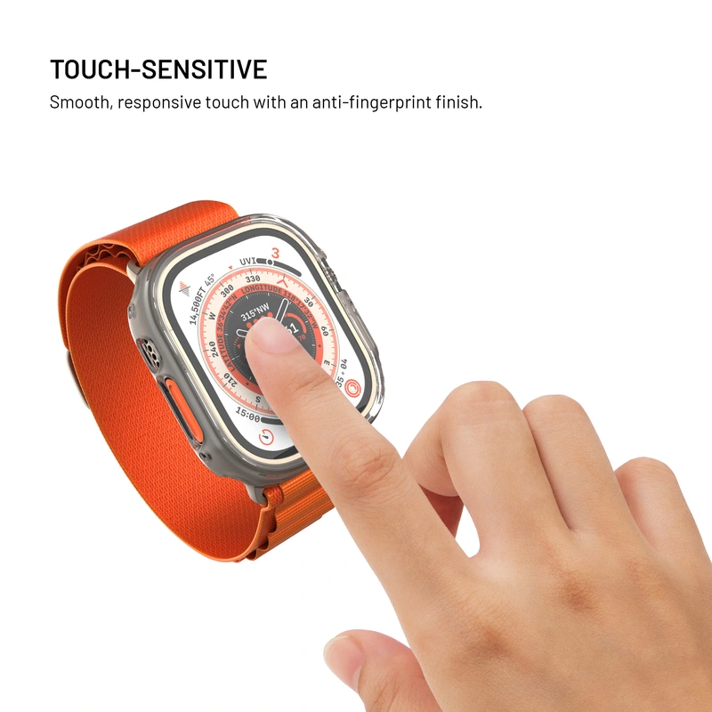 FIXED PURE Beskyttelsesetui og glas til Apple Watch 49mm - 8018366