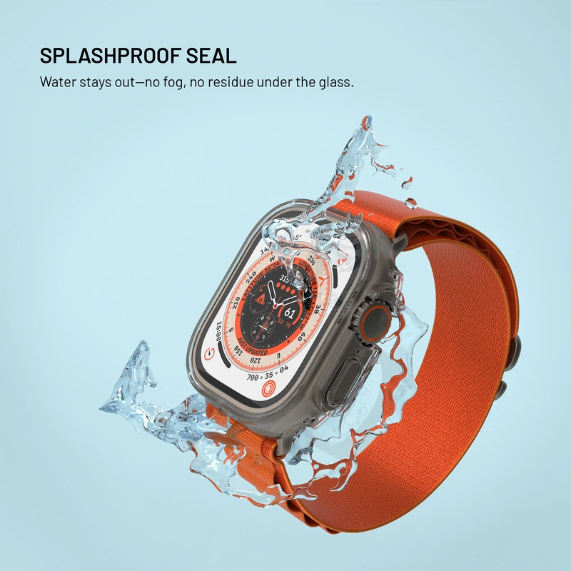 FIXED PURE Beskyttelsesetui og glas til Apple Watch 49mm - 8018366