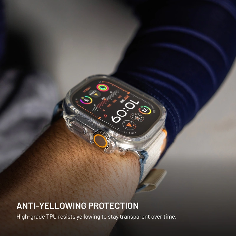 FIXED PURE Beskyttelsesetui og glas til Apple Watch 49mm - 8018366