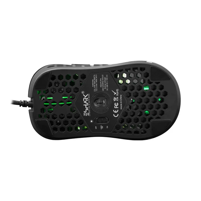 White Shark Premium NAGINATA Gaming Mus Kablet 6D 16.000dpi Sort - 2053978