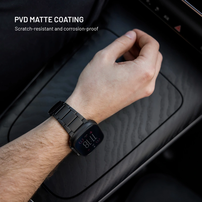 FIXED Titaniumrem til Apple Watch 42/44/45/46/49mm Sort - 8018384