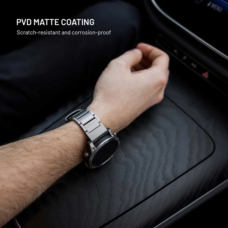 FIXED Titanium-rem til Samsung Galaxy Watch Ultra Natural Titanium - 8018387