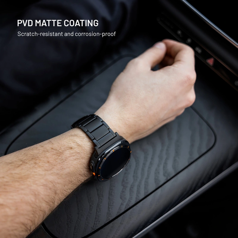 FIXED Titanium-rem til Garmin QuickFit 22mm Sort - 8018388