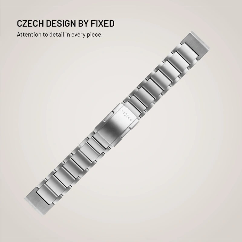 FIXED Titanium-rem til Garmin QuickFit 22mm Natural Titanium - 8018389