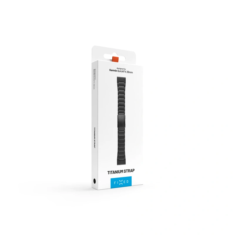 FIXED Titanium-rem til Garmin QuickFit 26mm Sort - 8018390