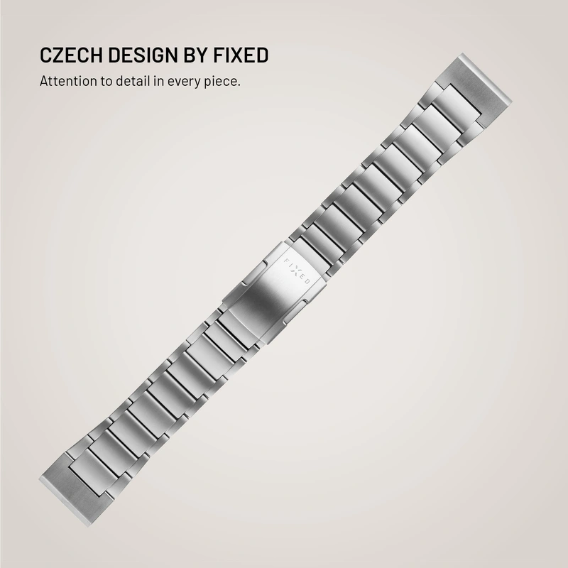 FIXED Titanium-rem til Garmin QuickFit 26mm Natural Titanium - 8018391