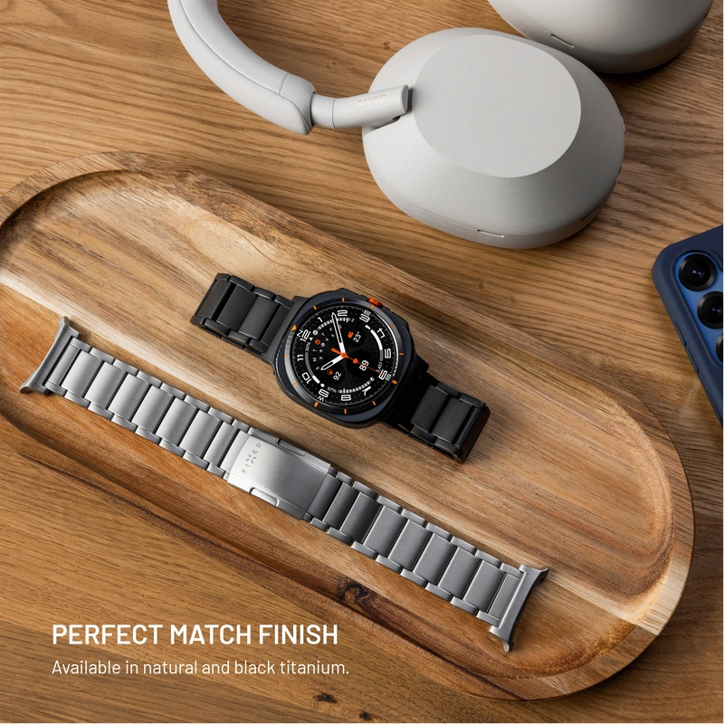 FIXED Titanium-rem til Garmin QuickFit 26mm Natural Titanium - 8018391