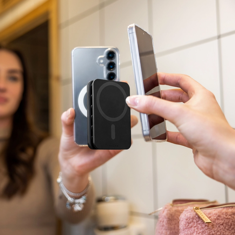 FIXED MAGMATE MagSafe holder med sugekopper Grøn - 8018405