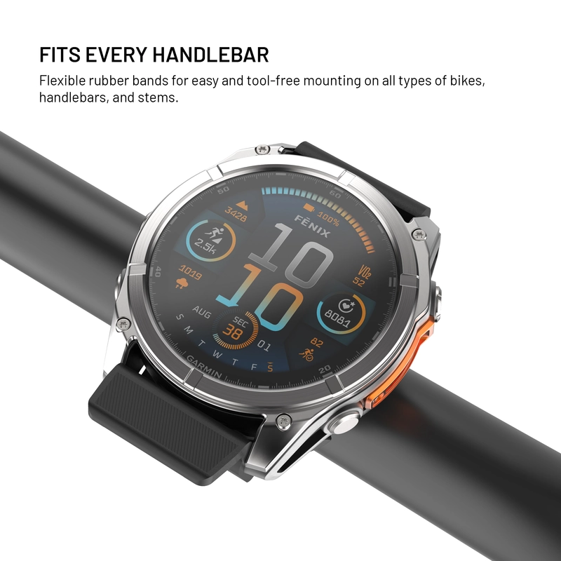 FIXED Cykelholder til Garmin smartwatches 26mm Sort - 8018428
